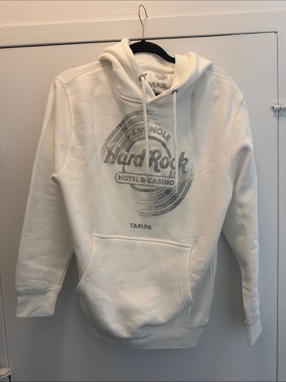 Hard Rock Cafe White Crewneck Sweatshirt - Tampa Logo